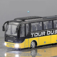 (Blue Double Decker) Bezdrôtová diaľkovo ovládaná dvojposchodová autobusová hračka so svetelnou simuláciou pre deti