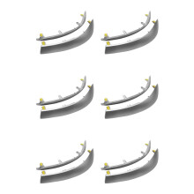 6X Luftauslassrahmen, Innenleiste, Lüftungsauslassabdeckung, Zierleiste für 2007-2013 5543602330 5543502370 Autoteile