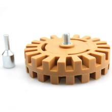 (20mm) Pneumatic Rubber Decal Remover Wheel for Car Sticker Film Glue Removal Tool