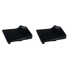 2X Left Front Side Upper Panel 6110235132/61102-35141 for Toyoda 2007-2011 Hood Wing Neck Trim Plate