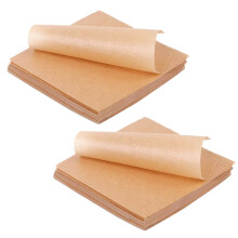 1000 Pcs Unbleached Parchment Paper Baking Sheets, 4X4 Inches Non-Stick Precut Baking Parchment, Perfect for Wrapping