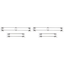 4Pcs RV Shower Corner Storage Bar- Adjustable Stainless Steel Rod for Corner Shelves in , Length 7-13 Inches