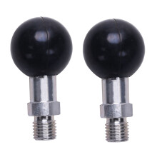 2X 1Inch  Base M10 X 1.25 Male Thread Mount Motorcycle Motorbike For