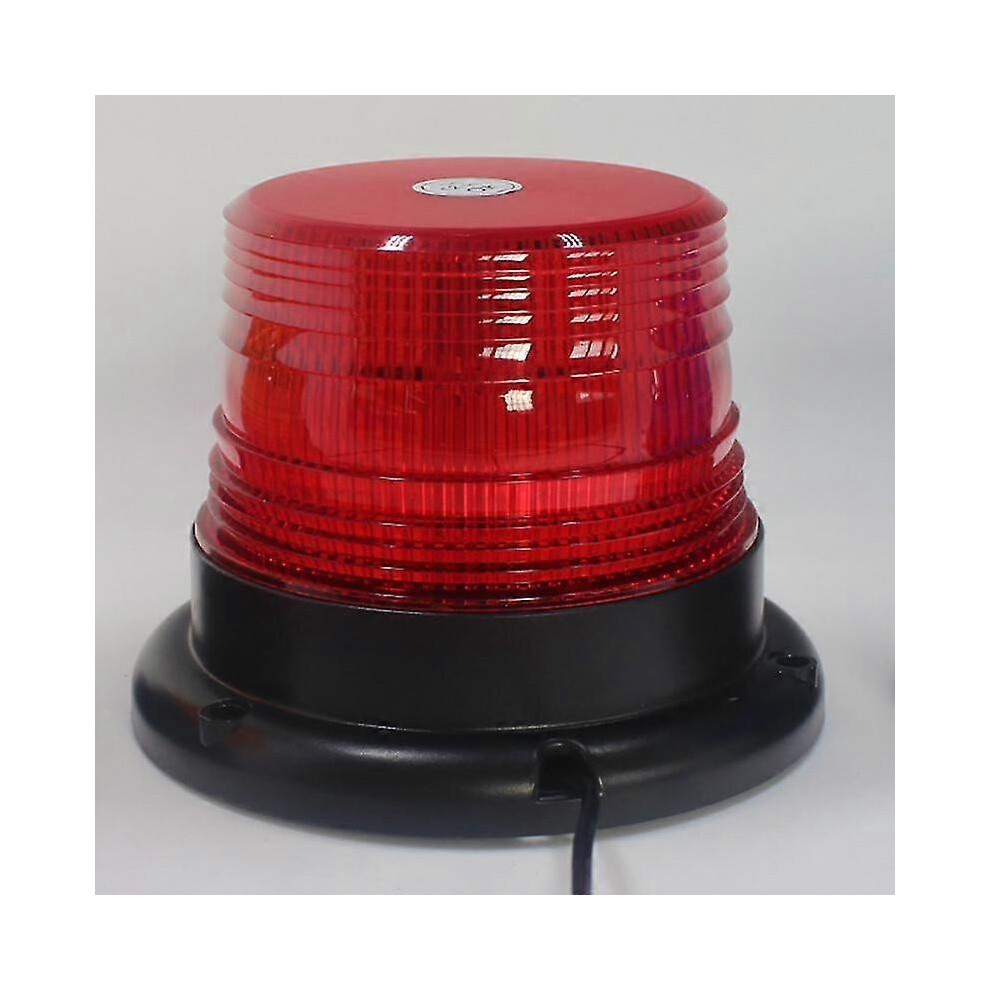 () Led Rotating Strobe Beacon Warning 10W 10V-80V, Magnetic Mount, 360 Degree 200M Visible, Weather Resistant For Cars Trucks Red/Light/Orange 6966168366188