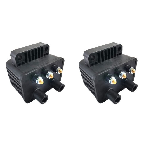 2X 53-434 Motorcycle Ignition Coil for  Davidson Bobber Chopper Single Fire 3 Ohm Coil