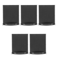 5X Car Center Console Sliding Shutters Cup Holder Roller Shutter Cover for - C-Class W203 2000-2007
