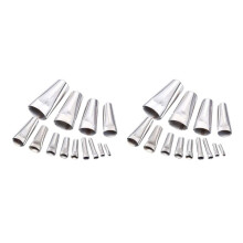 28 Pcs Caulking Tools Caulk Nozzle Applicator Caulking Epoxy Piston Nozzle Accessories Silicone Sealant Nozzle