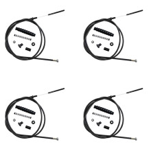 4X Línea de Cable de Freno para MAX G30 KickScooter G30D Scooter Eléctrico Accesorios de Montaje de Freno de Rueda Delantera