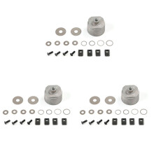 3X Differential Gear Shells Kit Fit for 1/8 HPI Racing Savage XL FLUX Rovan TORLAND Brushless Truck Parts