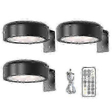 (black, 2pcs) Wall Mounted Wireless Picture Light, Battery Operated Dimmable RGB LED with Remote, 13 Colours for Paintings Home Office Use