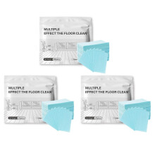 (300pcs) Disposable Mop Pads for Hardwood Tile Laminate Floors, 100 Pcs, Water Soluble Cleaning Sheets