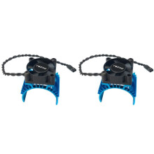 2X Motor Heatsink Cover Koelventilator voor 144001 124019 124018 124016 104001 RC Car 540 550 3650 Motor Heat Sink,3