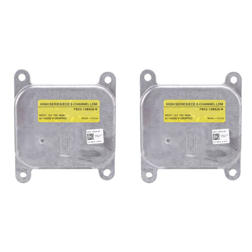 2X FB53-13B626-B LED Headlight Module for  Explorer XLT Limited Platinum Headlights Ballast Module Control