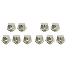 10 Peças Porta-Lâmpada de Freio de Luz Traseira Do Carro P21W Suporte de Soquete de Lâmpada 63216943036 Para- X3 X5 E53 E65 E66 E83 E70