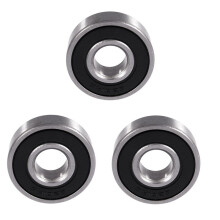 3X 6201RS Shielded Deep Bearing 32mm x 12mm x 10mm