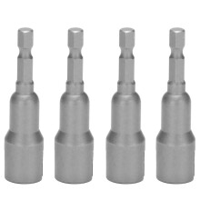 4Pcs Power Wing Nut Driver Set,Slot Wing Nuts Drill Bit Socket Wrenches Tools Set,1/4inch Hex Shank Drills Bits