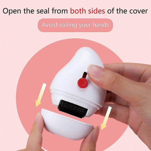 (Blue) Theft Protection Roller Stamp for Privacy Confidential Data Guard, ABS Material 2