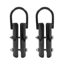2X Abrazadera de Cuerda de Escalada, Gancho Sujeción Aparejo de Entrenamiento de Escalada de Cuerda para Broche de Cuerda de 1,5 Pulgadas, Equipo de