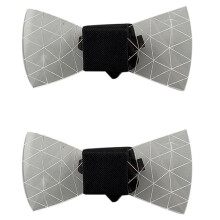 2X Bunte LED Acryl Fliege ÄNdern 7 Beleuchtungs Farben Männer Fliege Blinkende LED Fliege Leuchten Party Leuchtende Fliege A