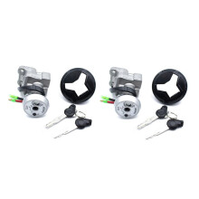 2X Motorrad-ZüNdschalterschloss, Kraftstofftank, Tankdeckel für NMAX 155 2015-2019, Gasabdeckung mit SchlüSsel