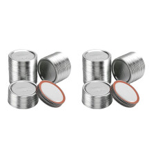 196 Count 70Mm RegelmäßIge Mund Canning Deckel für und Kerr Dosen Deckel - Geteilte Metall Einmach Glas Deckel für Canning