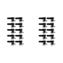 20St Auto Waterleiding Connector ID12-ID6-90 Graden L Type Brandstofleiding Snelkoppeling Brandstofleiding Connector