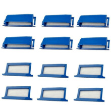 Filtros CPAP para Respironics DreamStation, Filtros de Algodão de Reposição para Aparelho de Apneia Do Sono, Filtros de Entrada (12 Unidades)