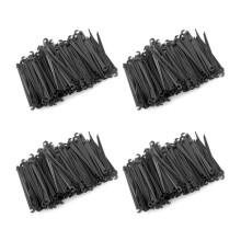 Stützpfähle für Bewässerung Stropfen 1/4 Zoll Schlauch Schlauch für Gemüse Gärten Blumen Beete Kräuter Gardens Schwarz 800 Paket