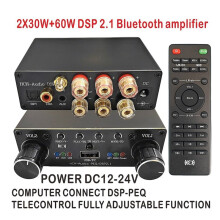 2X30W+60W 2.1  Amplifier Power Amplifier DC12-24V Subwoofer  Amplifier Board