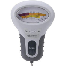 CL2 Digital Chlorine and pH Tester – Precise Measurement with Probe – For Swimming Pools and Spas – Multifunction LCD Display