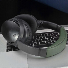 (Sky Blue) Vaihtopääpanta, joka on yhteensopiva Bose QC45 QC35 QC35II -kuulokkeiden pehmusteen kanssa