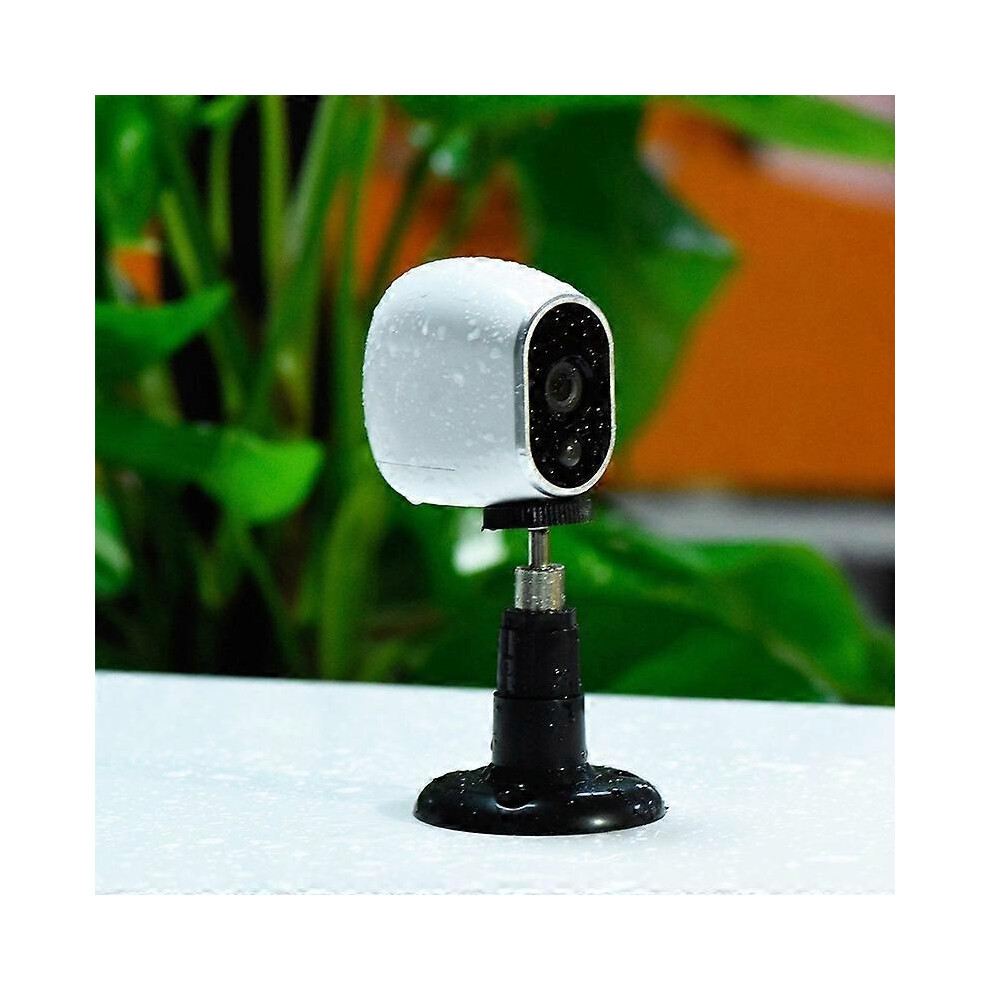 (Black) Security Camera Wall Mount Bracket Stand Compatible With Arlo Arlo Pro, 360 Degree Rotation, Plastic Metal Construction Black 6944168476151