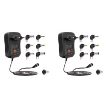 2X 4,5 V 5 V 6 V 7,5 V 9 V 12 V 2 A/2,5 A AC/-Adapter Einstellbare Netzteile USB-Universalladegerät Schalter Netzteil EU-Stecker