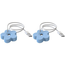 2X Portable Humidifier with USB Cable Sealing Design Tankless Humidifier Travel Personal Humidifier