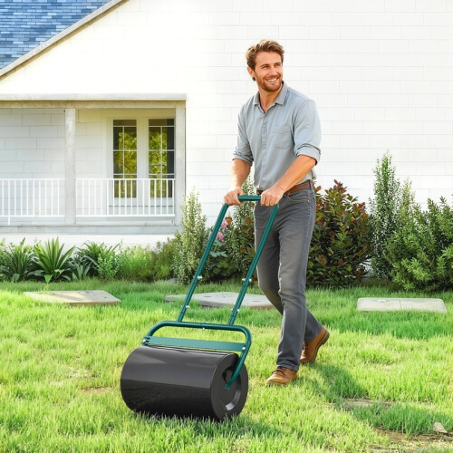Stalen gazonroller, handmatig grasroller voor gazononderhoud 2