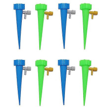 (A 8PCS) Automatische plantenwaterprikkers, instelbare druppelsnelheid, 15 dagen langzame afgifte voor tuin potplanten, 8 stuks
