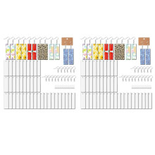 100Pcs Sublimation Blank Earrings Rectangular, Heat Transfer Earring Pendant with Earring Bags, DIY Making Sublimation