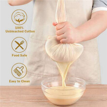 2X Musselin Tücher zum Kochen, Ungebleichte Käse Tücher, Wiederverwendbare und Waschbare Käse Tücher Aus Baumwolle zum Abseihen