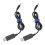 2X Cable de Conversion USB A  Cable de Aumento de Voltaje 5V A 12V 5.5X2.1mm  Macho 1M Nuevo 1