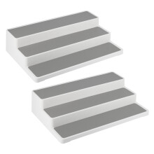 2X Kosmetik Lager Regal Leiter Rahmen Halter Geldbörse ParfüM Display Stand