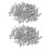 300Pcs Cable End Brake Cable Cap, Aluminum Mountain Bicycle Brake Cable Cap End Tips Crimp 1