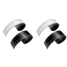 4 Pcs 39.37 Inch Magnetic Ruler Flexible Ruler with Inches and Centimeters Magnet Measuring Tape for Lathes, Workshops
