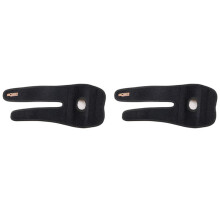 2X Boer Elbow Brace Tennis Elbow Strap for Joint Arthritis Pain Relief Tendonitis Sports Injury Recovery Black