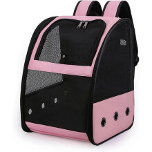 Mesh Pet Backpack Foldable Breathable Metal Frame Stable Travel Carrier for Dogs Cats
