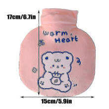 Cute Cartoon Plush Hand Warmer Reusable Hot Water Bag Multifunctional Hot Cold Compress