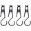 4 Pcs/Set Light Hook Multifunctional Tent Clips Outdoor Camping Accessories 1