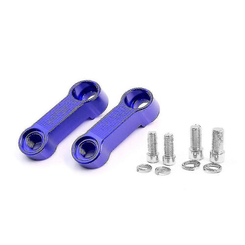 Motorcycle Rearview Mirror Riser Extender Adapter 10mm 8mm blue