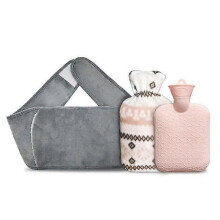1000Ml Hot Water Bottle with Waist Cover Portable Pain Relief Warmer Shoulder Abdomen