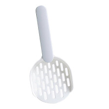 (No.03) Łopatka do kuwety dla zwierząt z wieszakiem, plastikowa kuweta ABS z filtrem o otworze 6 mm, 26 x 11 x 4,5 cm, wiele kombinacji kolorów