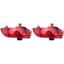 2X 6350HA with Bulb  the Left for  206 207 Car Rear Bumper Light Reverse Tail Fog Lamp Reflector
